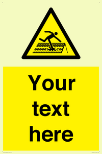 Custom Figure on Roof Sign